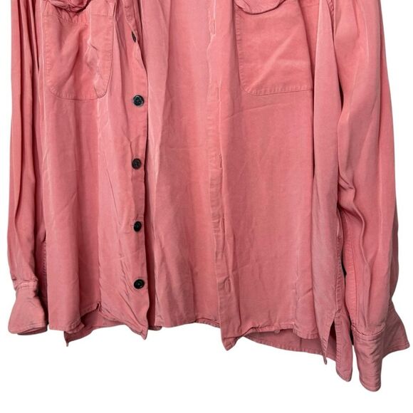 |EUC| EQUIPMENT Silky Signature Button Blouse - Picture 3 of 6